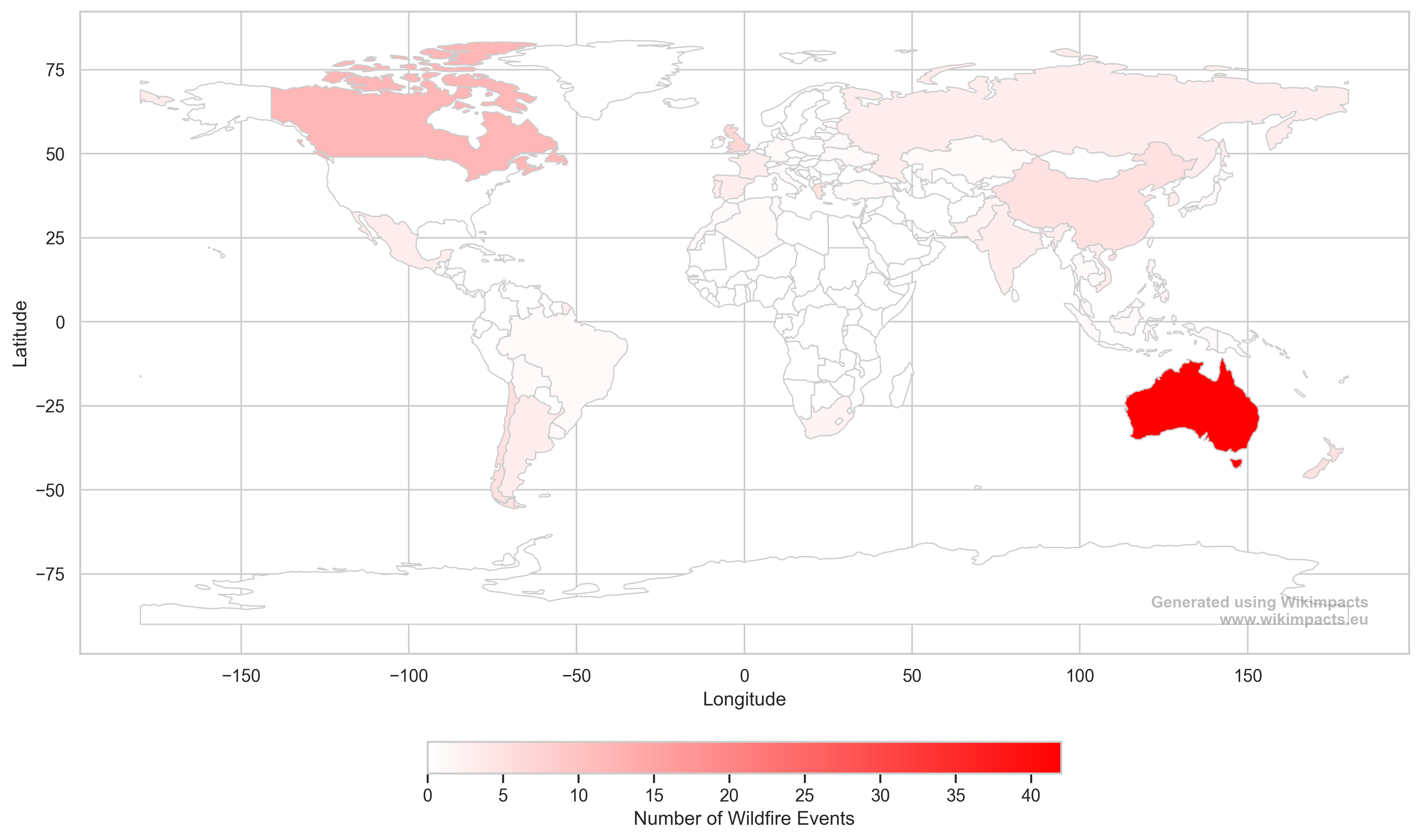 Flood occurrence map
